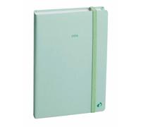 Quo Vadis - Diary - 2026 - Business - Weekly Planner - Multilingual - Pastel - Light Green - 13 months from December to December - 10 x 15 cm - Clairefontaine White Paper - Made in France