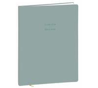 Quo Vadis - Guest Book - Pastel - Light Green - 21 x 27 cm - Clairefontaine White Paper - Made in France