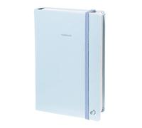 Quo Vadis Pastel Notebook 15 Lined with Elastic 10 x 15 cm Blue