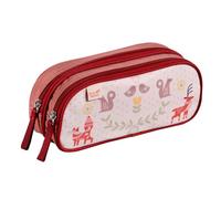 QUO VADIS - Pencil case - Rectangular - Animascot - Multicoloured - Canvas (Polyester) - 2 Compartment(s) - Scandinavian Design