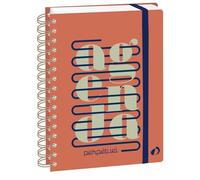 Quo Vadis - Perpetual diary - Spiral bound - Horizontal - French - Eterny - Graphic - Perpetual - 15 x 21 cm - Clairefontaine white paper - Made in France