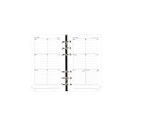 Quo Vadis Timer 14 Prestige Refill - Weekly - 8x12,5 cm Year 2015-2016 Horizontal 10 x 17 cm