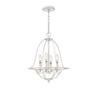 Quoizel Bradbury 4 Light Pendant - Antique White