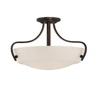Quoizel Chantilly Semi-Flush Ceiling Light - Palladian Bronze