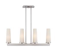 Quoizel Chelsea Loft 4 Light Bar Ceiling Pendant - Brushed Nickel