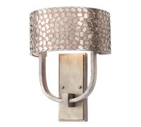 QUOIZEL Confetti wall light in antique silver