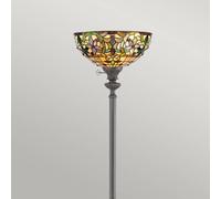 QUOIZEL Kami floor lamp, green/amber, height 178 cm