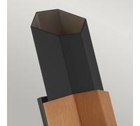 QUOIZEL LED wall light Chasm L, black, up/down