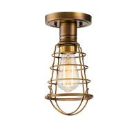 Quoizel Mixon Semi Flush Ceiling Light - Weathered Brass