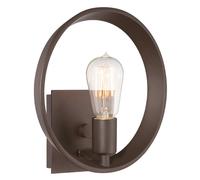 Theater Row 1 Light Indoor Wall Light Western Bronze E27 Netlighting Brown One Size