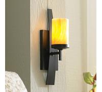 QUOIZEL Wall lamp Kyle with onyx lampshade
