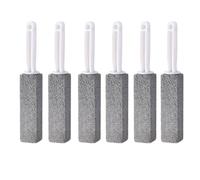 QUOKJHGP 6 Pcs Easily Remove Stubborn Stains Pumice Cleaning Stones with Handle Pumice Cleaning Stone Toilet Bowl Cleaner Hard Water Ring Remover Household Cleaning Tools