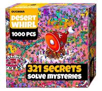 QUOKKA 1000 Piece Jigsaw Puzzle for Adults Mythories Burning Ham - Premium Box Packaging with Extra Fun Challenges, Perfect for Relaxation, Creativity & Gift Giving