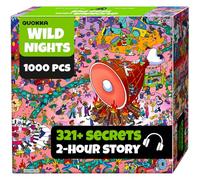 QUOKKA 1000 Piece Jigsaw Puzzle for Adults Mythories Burning Ham - Premium Box Packaging with Extra Fun Challenges, Perfect for Relaxation, Creativity & Gift Giving