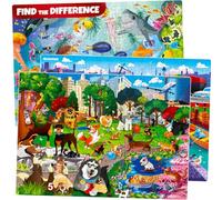 QUOKKA 150 jigsaw puzzles for kids - 3 Set Giant Floor 3-5 Year Old Jigsaws Children Age 5 6 Learning Ocean & Animals Vehicles Gift Boy and Girl Ages 8-10 (3x150OceanCarton-EU)