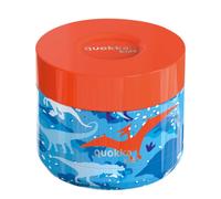 Quokka 369ml Food Container for Kids, Whim Kids Model, Dinosaur Pattern, Blue