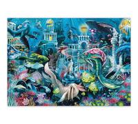 QUOKKA 500 Pieces Puzzle for Adults and Up - Jigsaw Puzzles for Men and Women- Lost City Under The Ocean Theme - FSC Certified Paperboard - Challenging & Relaxing Artistic Activity For Men And Women