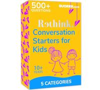 Quokka Board Games Kids Age 10+, 100 Conversation Starter Cards For Kids - Do You Really Know Your Family - Travel Games 8-12 - Fun Talking for Family Night