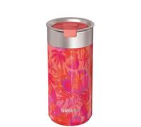 Quokka Boost Cup Coral Garden 400ml - Integrated Tea Infuser - Double Wall Insulated - Stainless Steel Reusable - Hot and Cold Drinks