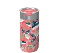 Quokka Boost Cup Exotic Pink 400ml - Integrated Tea Infuser - Double Wall Insulated - Stainless Steel Reusable - Hot and Cold Drinks