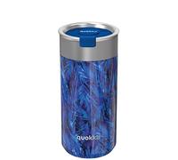 Quokka Boost Cup Night Forest 400ml - Integrated Tea Infuser - Double Wall Insulated - Stainless Steel Reusable - Hot and Cold Drinks