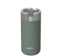 Quokka Boost Cup Pine 400ml - Integrated Tea Infuser - Double Wall Insulated - Stainless Steel Reusable - Hot and Cold Drinks