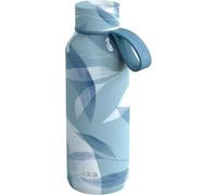 Quokka BOTELLA TERMO ACERO INOXIDABLE SOLID CON COLGADOR BLUE WIND 510 ML