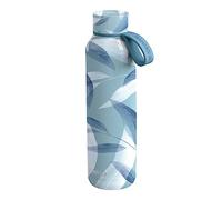 Quokka BOTELLA TERMO ACERO INOXIDABLE SOLID CON COLGADOR BLUE WIND 630 ML