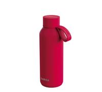 Quokka BOTELLA TERMO ACERO INOXIDABLE SOLID CON COLGADOR CHERRY RED 510 ML