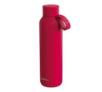 Quokka BOTELLA TERMO ACERO INOXIDABLE SOLID CON COLGADOR CHERRY RED 630 ML