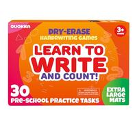 Quokka Busy Book Practice Handwriting Age 3+ for Kids - Numbers - Learn to Count for Toddlers 3-5 - 30 Tasks - Pre K ABC Letter Tracing - Homeschool - Preschool Learning Activities