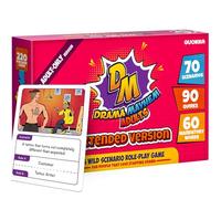 QUOKKA Charades Board Game For Adults - Family Card Games For Teenagers And Adults - Fun Acting and Improv Activities Night with 70 Scenario and 90 Quirk Cards - Drama Mayhem Extended Pack