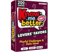 QUOKKA Couples Card Game Lovers’ Favors - Flirty Dare Game with Playful Challenges - Fun for Real-Life, Date Nights, and Spontaneous Moments