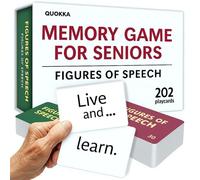 Quokka Dedicated Deck Card Game Figures of Speech - Memory Card Games for Seniors Activities for Dementia Patients