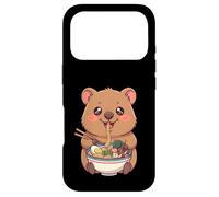 Quokka Eating Ramen Noodles Cute Kawaii Animal Case for iPhone 17 Pro