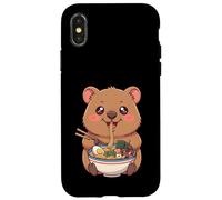 Quokka Eating Ramen Noodles Cute Kawaii Animal Case for iPhone X/XS