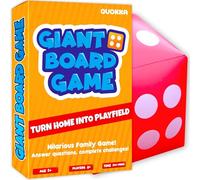 Quokka Garden Outdoor Games For Kids - Giant Board Games - Kids Card Games 8-12 - Activity Party Game & Quiz with Giant Dice
