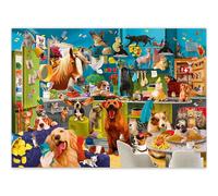 QUOKKA Jigsaw Puzzles 1000 Pieces for Adults - Animals Party - Funny Animals for Kids Ages 8-12