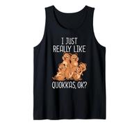 Quokka Lover Australian Animal Kids Cute Quokka Tank Top