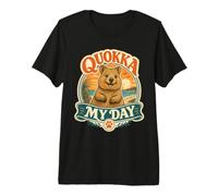 Quokka My Day Happy Australian Beach Sunset Premium T-Shirt