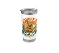 Quokka My Day Happy Australian Beach Sunset Stainless Steel Insulated Tumbler