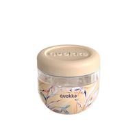 Quokka RECIPIENTE COMIDA MS CON FUNDA DE SILICONA BUBBLE VINTAGE FLORAL 770 ML
