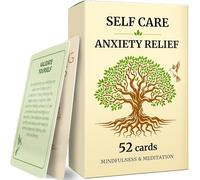 QUOKKA Self-Care & Anxiety Relief - 52 Mindfulness Cards for Stress Reduction and Emotional Balance | Grounding Exercises, Breathing Tools & Relaxation Techniques | Wellness Gift for Calm and Focus