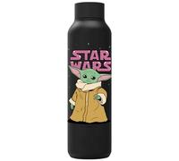 Quokka SOLID JET BLACK 630 ML THE MANDALORIAN GROGU NEON