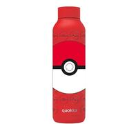 Quokka Solid Pokémon Lava Pokeball Insulated Stainless Steel Water Bottle 630 ml - Double-Wall Vacuum, 12 h Hot and 18 h Cold, Wide Mouth, Leak-Proof Lid, Gift Idea