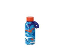 Quokka Stainless Steel Kids Thermal Dinosaur Bottle 330 ML in Light Blue Quokka Light Blue