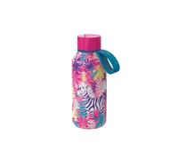 Quokka Stainless Steel Kids Thermal Zebra Bottle 330 ML in Pink Quokka Pink