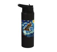 Quokka Starry Night Quokka Flying Quokka Stainless Steel Insulated Water Bottle