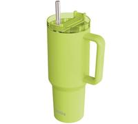Quokka Stream Apple Green Tumbler 950ml - Multifunctional Lid with Straw - Double Wall Insulation - Stainless Steel Reusable