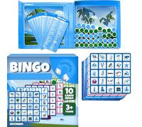 Quokka Travel Games For Kids Age 3+, Magnetic Bingo Game - Plane Activities Board Games - Road Trip I Plane I Car Ride - Magnetic Toddler Travel Toys